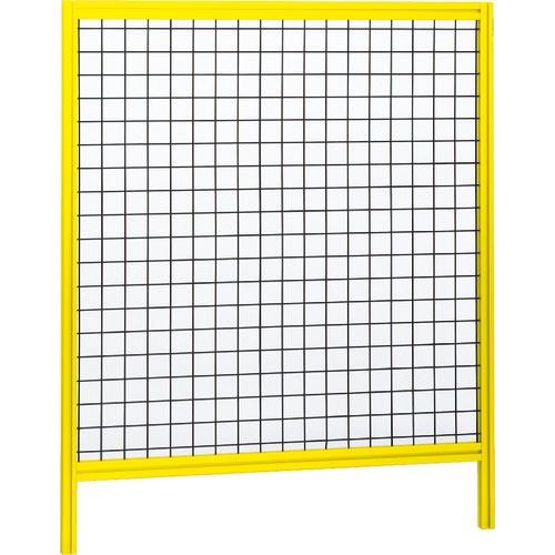 TRUSCO アルミ安全フェンス 間口1000mmX高さ1000mm ピッチ30 イエロー ( AF...