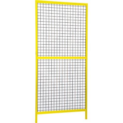 TRUSCO アルミ安全フェンス 間口1000mmX高さ1800mm ピッチ30 イエロー ( AF...