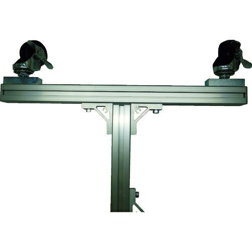 TRUSCO アルミ安全フェンス用T字型脚キャスター付 シルバー ( AFKC ) (メーカー取寄)