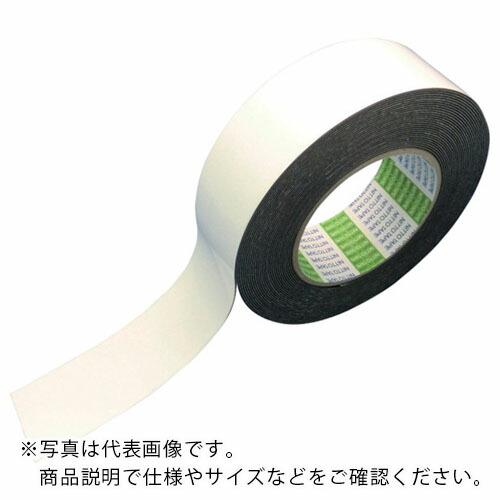 日東 発泡ブチルゴム基材両面テープ No.541 70mm×10m ブラック ( 541-70 ) ...