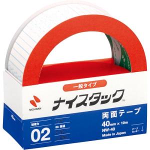 【SALE価格】ニチバン 両面テ-プ ナイスタック 40mmX10m ( NW-40 ) ニチバン(株)｜orangetool