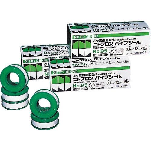 日東 ニトフロンパイプシール No.95JIS 0.1mm×13mm×15m ( 95-15 ) (...