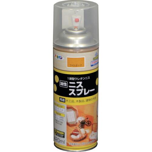アサヒペン ニススプレー 420ML ライトオーク ( 528025 )