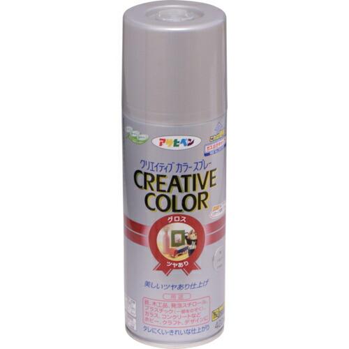 アサヒペン クリエイティブカラースプレー 420ML 90シルバー ( 505910 )
