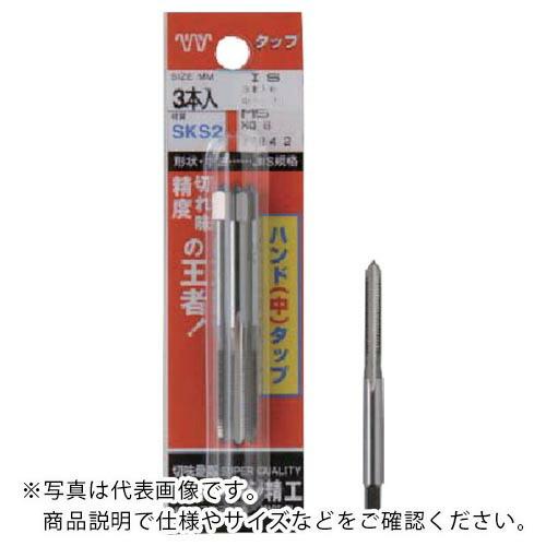 IS パック入 SKSハンドタップ メートルねじ・並目 【中#2】 M4X0.7 (3本入) ( P...