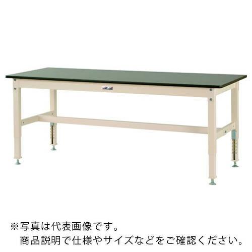 ヤマテック ワークテーブル800シリーズ 高さ調整タイプ 塩ビシート天板 W900×D750×H60...