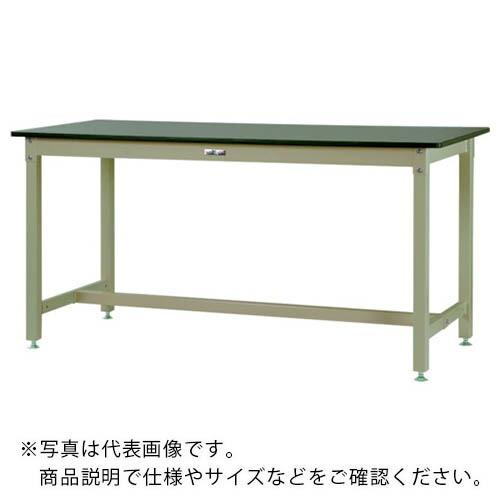 ヤマテック ワークテーブル800シリーズ 固定式 塩ビシート天板 W900×D750×H900mm ...
