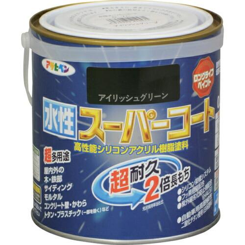 アサヒペン 水性スーパーコート 0.7L アイリッシュグリーン ( 414571 ) (6個セット)...
