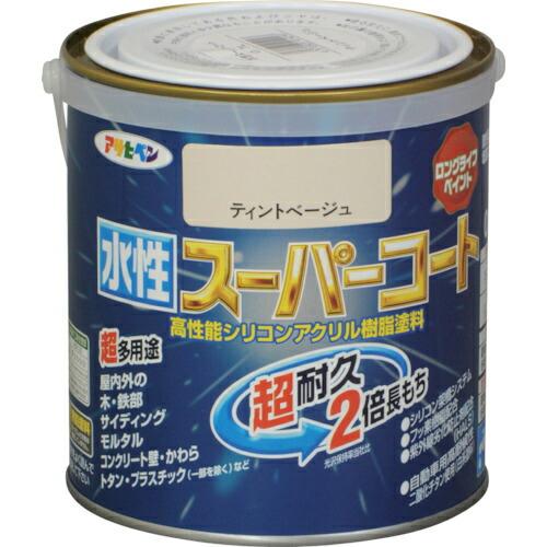 アサヒペン 水性スーパーコート 0.7L ティントベージュ ( 414243 ) (6個セット) (...