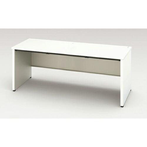 NAIKI 平デスク(浅型引出し付) XEHH型/天板:ホワイト 本体:クリアーホワイト/W1800...