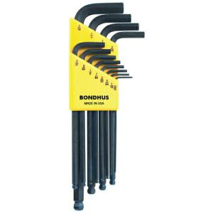 BONDHUS ボールポイント・L-レンチ ロング インチ セット12本組(0.050-5/16) ( BLX12 )｜orangetool