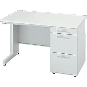 NAIKI 片袖デスク XEDH型/本体:クリアーホワイト 天板:ホワイト本体:クリアーホワイト 天板:ホワイト/W1200×D700×H720 ( XEDH127G-WH ) (株)ナイキ｜orangetool