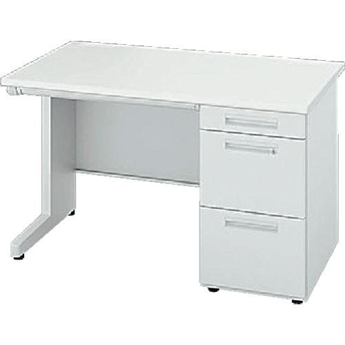 NAIKI 片袖デスク XEDH型/本体:クリアーホワイト 天板:ホワイト本体:クリアーホワイト 天...