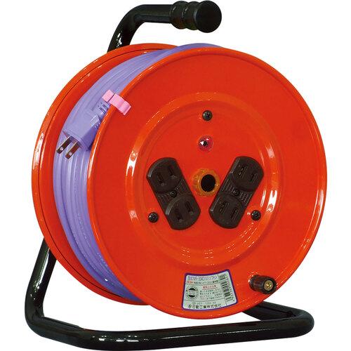 NICHIDO 電工ドラム 100V アースなし 30m パイロットランプ付 ( NR-304DS ...