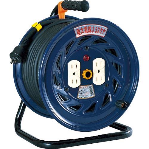 NICHIDO 電工ドラム アースなし 極太電線 30m ( NF-304F (125V 32A) ...