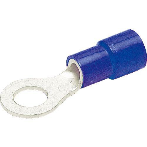 TRUSCO 環境配慮型絶縁被覆付圧着端子丸形φ5.3長さ22.5 (25個入) ( T-TMEX2...