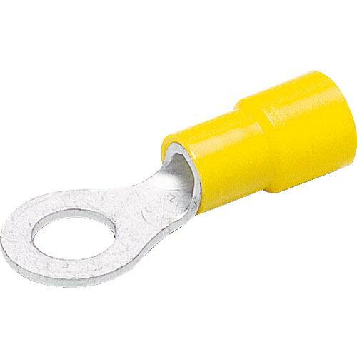 TRUSCO 環境配慮型絶縁被覆付圧着端子丸形φ4.3長さ26.0 (15個入) ( T-TMEX3...