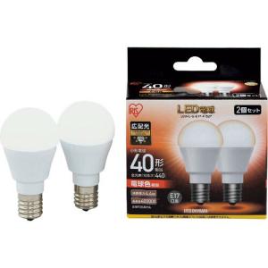 IRIS 567978 LED電球2個セット E17広配光タイプ 40形相当 電球色 ( LDA4LGE174T52P )｜orangetool