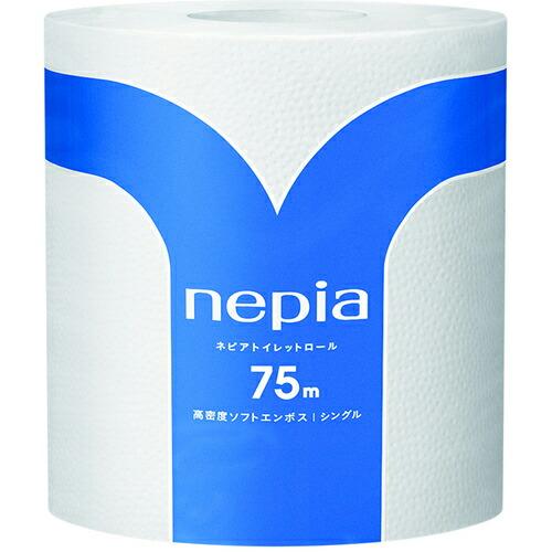 ネピア トイレットペーパー 1ロールシングル75m 80個入り ( 20102 ) 王子ネピア(株)