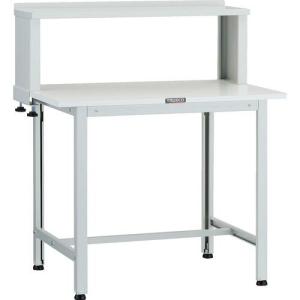 TRUSCO 軽荷重作業台(200kg)AO型 900X600XH1044(全高) 上棚付 ホワイト色 ( AO-0960YURB ) トラスコ中山(株)｜orangetool
