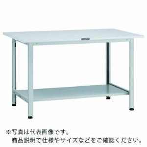 TRUSCO 軽荷重作業台(200kg)AO型 1200X600XH740 下棚2枚付 ホワイト色 ( AO-1260LT2 ) トラスコ中山(株)｜orangetool