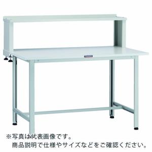 TRUSCO 軽荷重作業台(200kg)AO型 1200X600XH1044(全高) 上棚付 ホワイト色 ( AO-1260YURB ) トラスコ中山(株)｜orangetool