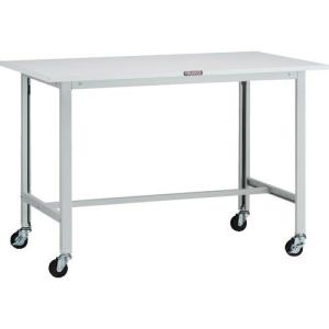 TRUSCO 軽荷重作業台(100kg)AO型 1200X750XH809 φ75キャスター付 ホワイト色 ( AO-1275C75 ) トラスコ中山(株)｜orangetool