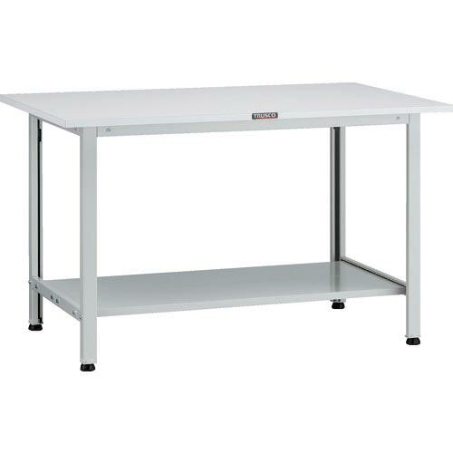 TRUSCO 軽荷重作業台(200kg)AO型 1200X750XH740 下棚2枚付 ホワイト色 ...