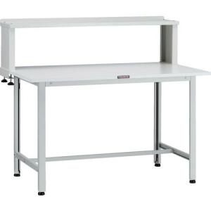 TRUSCO 軽荷重作業台(200kg)AO型 1200X750XH1044(全高) 上棚付 ホワイト色 ( AO-1275YURB ) トラスコ中山(株)｜orangetool