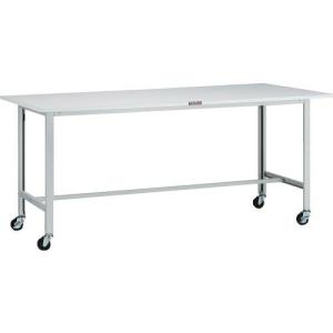 TRUSCO 軽荷重作業台(100kg)AO型 1800X900XH809 φ75キャスター付 ホワイト色 ( AO-1890C75 ) トラスコ中山(株)｜orangetool
