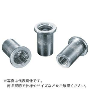 エビ ブラインドナット"エビナット"(平頭・アルミ製) 板厚3.2 M5X0.8(1000個入) ( NAD5M ) (株)ロブテックス｜orangetool