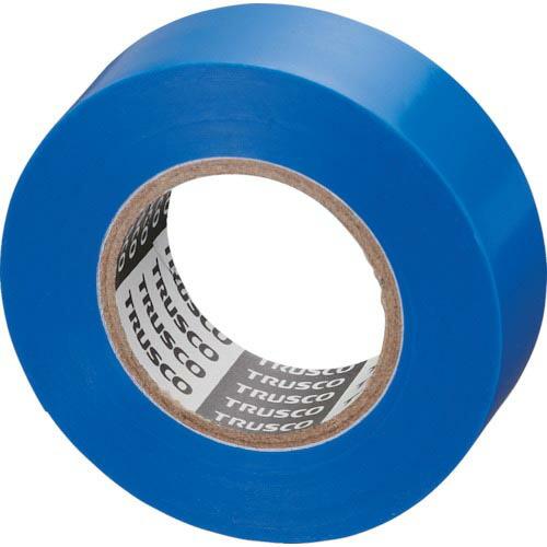 TRUSCO 脱鉛タイプビニールテープ 19mmX10m 10巻入り 青 ( GJ-2110 B(ブ...