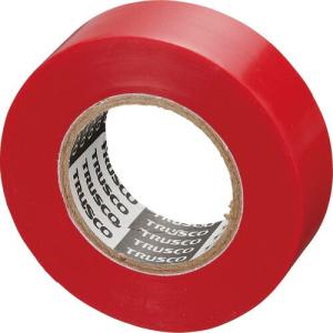 TRUSCO 脱鉛タイプビニールテープ 19mmX10m 10巻入り 赤 ( GJ-2110 R(レッド)(10M)(10カンイリ) ) トラスコ中山(株)｜orangetool