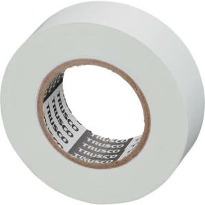 TRUSCO 脱鉛タイプビニールテープ 19mmX10m 10巻入り 白 ( GJ-2110 W(ホワイト)(10M)(10カンイリ) ) トラスコ中山(株)｜orangetool