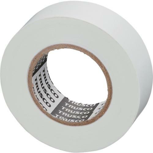 TRUSCO 脱鉛タイプビニールテープ 19mmX10m 10巻入り 白 ( GJ-2110 W(ホ...