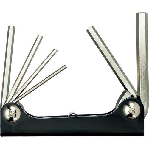 ワイズ 六角棒レンチ(ナイフ式) コンパクトホルダー 6本組 ( 600-60 ) フジ矢(株)(ワ...