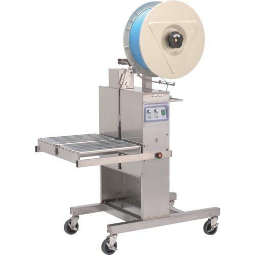 ストラパック 半自動梱包機 水産用 クイックフィーダーなし  ( D55M ) ストラパック(株) ...