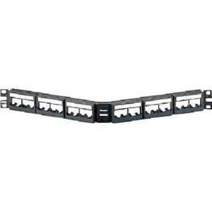 PANDUIT アングル型モジュラーパッチパネル枠 24ポート  ( CPPLA24WBLY ) (10個セット)パンドウイットコーポレーション (メーカー取寄)｜orangetool
