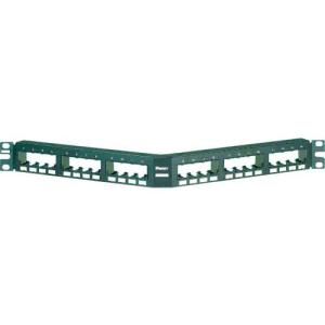 PANDUIT フラッシュマウントモジュラーパッチパネル枠 アングル型 24ポート  ( CPPA24FMWBLY ) (10個セット)パンドウイットコーポレーション (メーカー取寄)｜orangetool