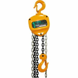 【SALE価格】HHH チェーンブロック 定格荷重1t 揚程2.5m ( YCB1000 ) (株)スリーエッチ｜orangetool