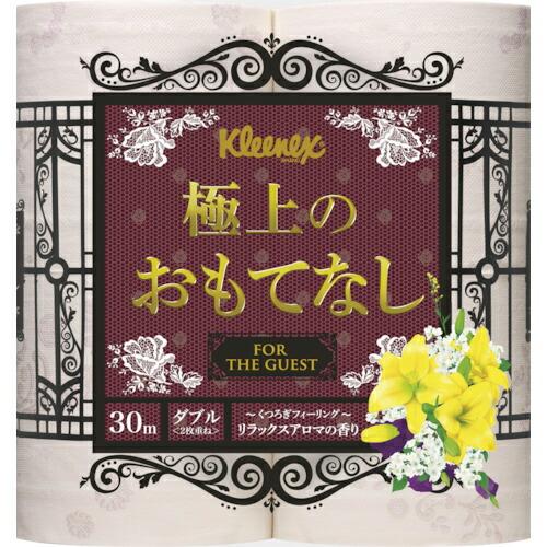 クレシア トイレットペーパー クリネックス 極上のおもてなし (4ロール×10Pk=40個入) ( ...