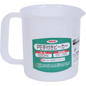 アサヒペン PE手付きビーカー 500ml 3012-09 ( 222305 )｜orangetool