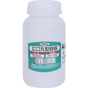 アサヒペン 広口丸型容器 500ml 1028-27  ( 222398 )｜orangetool