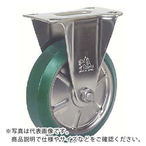 シシク ステンレスキャスター 固定 150径 ウレタン車輪 ( SUNK-150-SUW ) シシク...