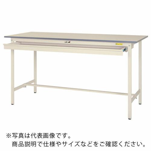 ヤマテック ワークテーブル150シリーズ 固定式 ワイド引出し付 W1500×D900×H950mm...