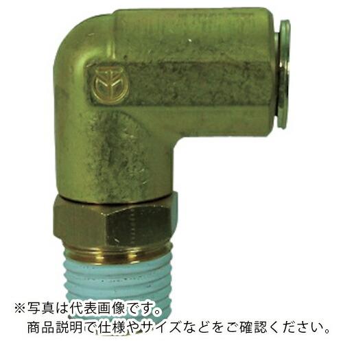 チヨダ 冷却水配管用タッチコネクターフジVタイプメイルエルボ(金属) 12mm・R1/2 ( 12-...