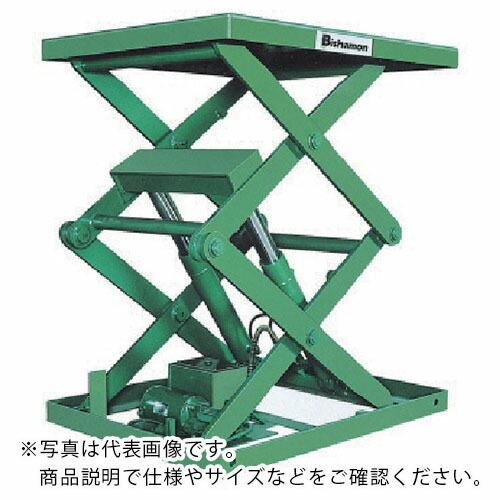 Bishamon テーブルリフト 1TON 均等荷重1000kg 揚程1140mm ( 2AX100...