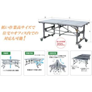 NAKAO コンステージ 移動式室内足場 H=870 ( MKT-870 ) (株)ナカオ (メーカー取寄)｜orangetool