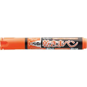 シヤチハタ 乾きまペン 太字角芯 橙色 ( K-199N-OR ) シヤチハタ(株) (メーカー取寄)｜orangetool