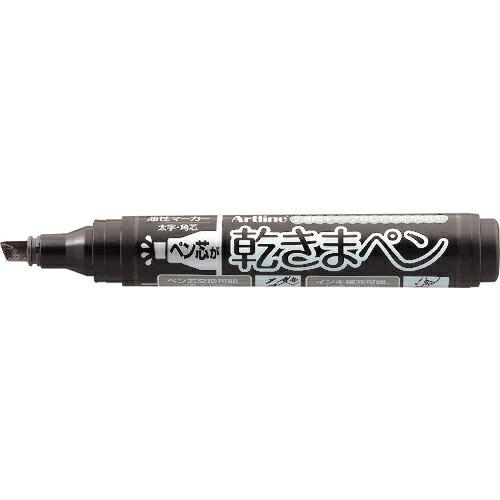 シヤチハタ 乾きまペン 太字角芯 黒 ( K-199N-K ) シヤチハタ(株) (メーカー取寄)